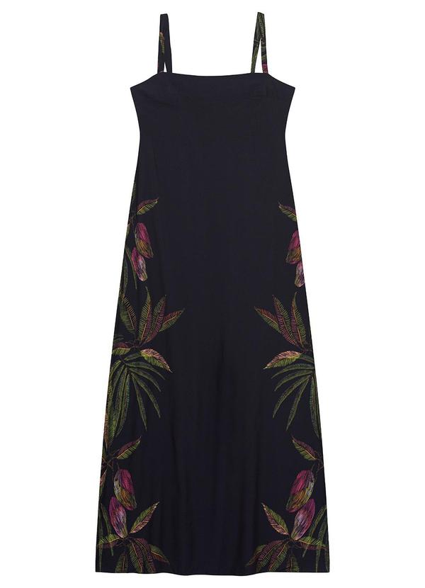 Malwee - Vestido Azul Marinho Longo Tropical 6