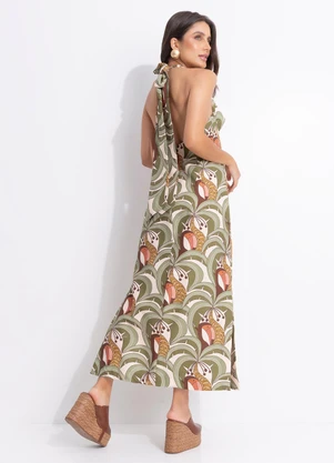 Farm - Vestido Bananada de Tucano Bege - FARM