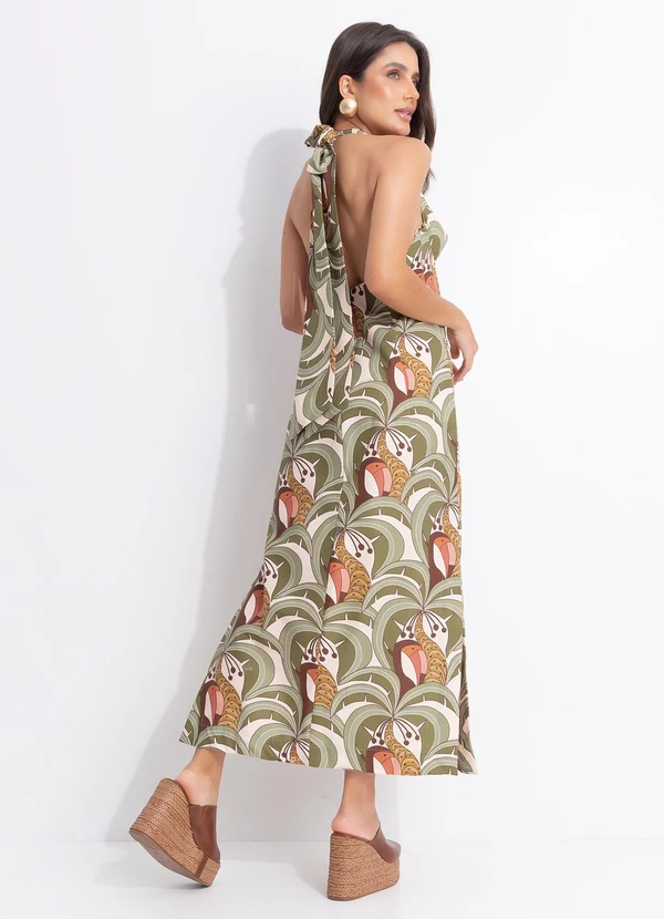 Farm - Vestido Bananada de Tucano Bege 2