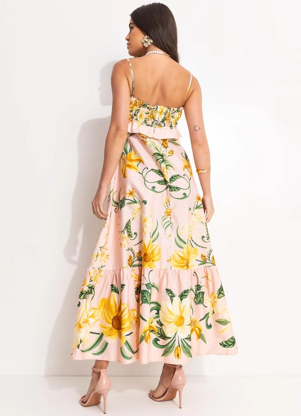 Farm - Vestido Beleza de Abacaxi Rosa 2