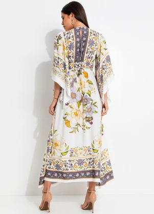 Farm - Vestido Belo Jardim Off White - FARM