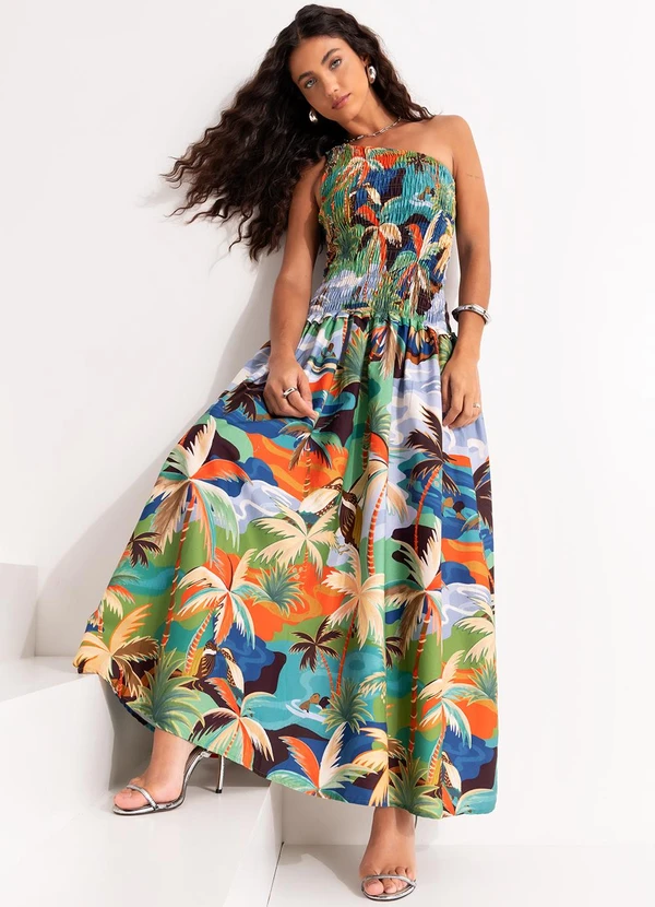 Farm - Vestido Bem Querer Verde 3