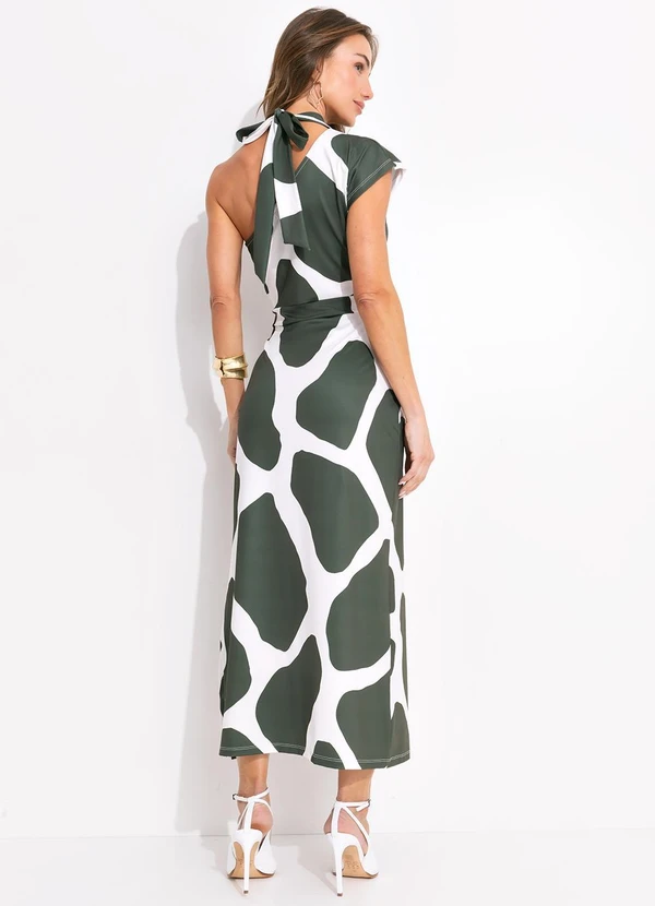 Quintess - Vestido Bicolor em Malha Fria 10