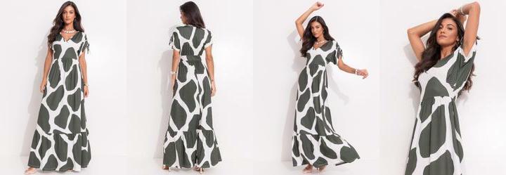 Vestido Bicolor em Malha Fria