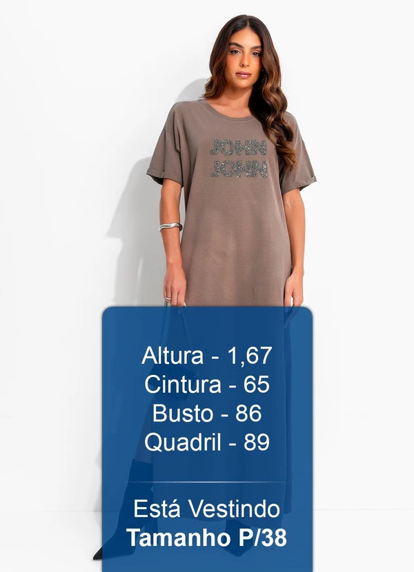 John John - Vestido Bright Jj Marrom 6