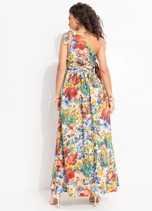 Farm - Vestido Camponesa Amarelo - FARM