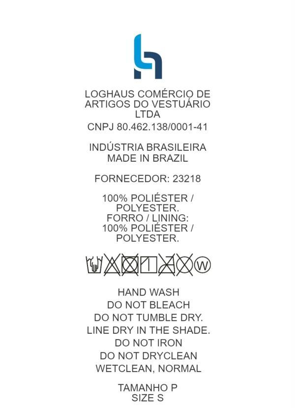 Outlet - Vestido Cogumelo Azul com Decote Transpassado 3