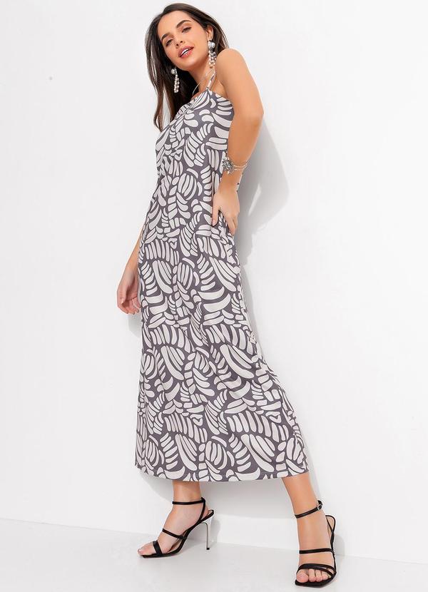 Quintess - Vestido Conchas Bicolor em Malha Fria 6