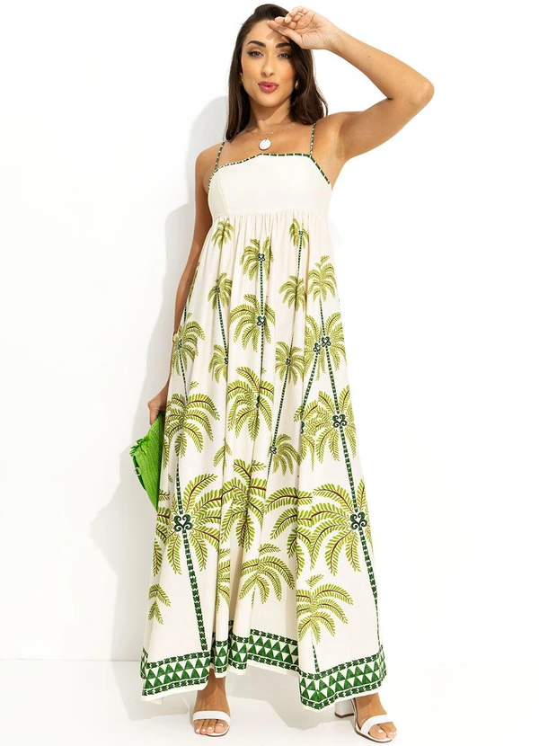 Farm - Vestido Coqueiro Off White 9