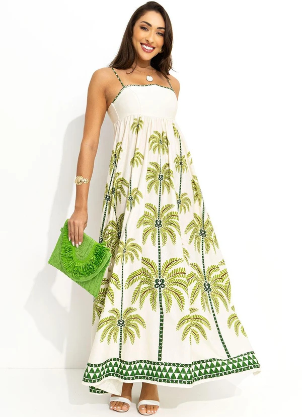 Farm - Vestido Coqueiro Off White 8