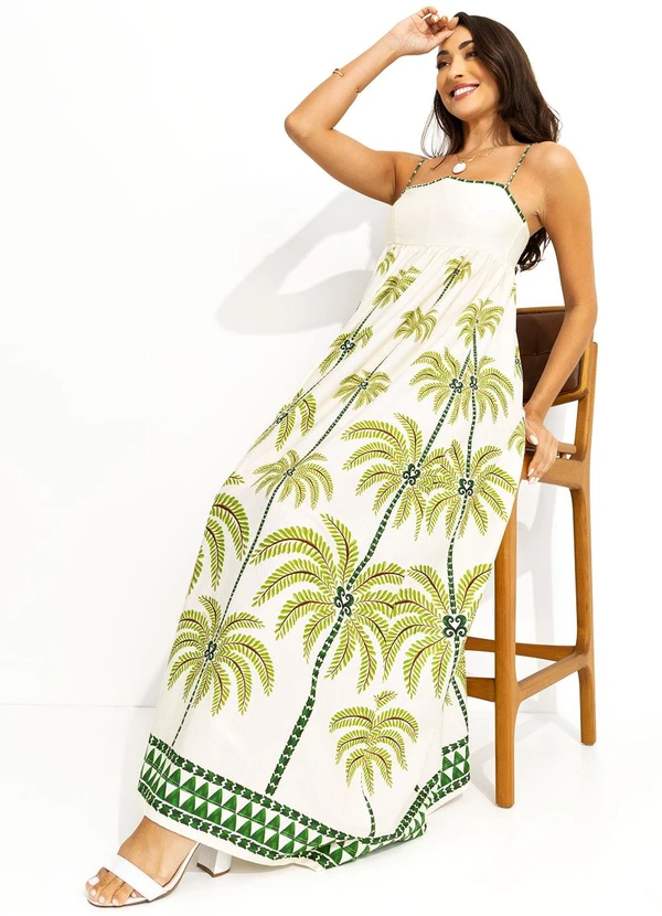 Farm - Vestido Coqueiro Off White 6