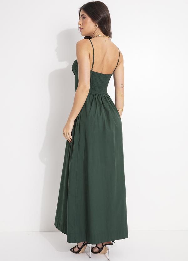 Farm - Vestido Corselet Alcinhas Verde 2