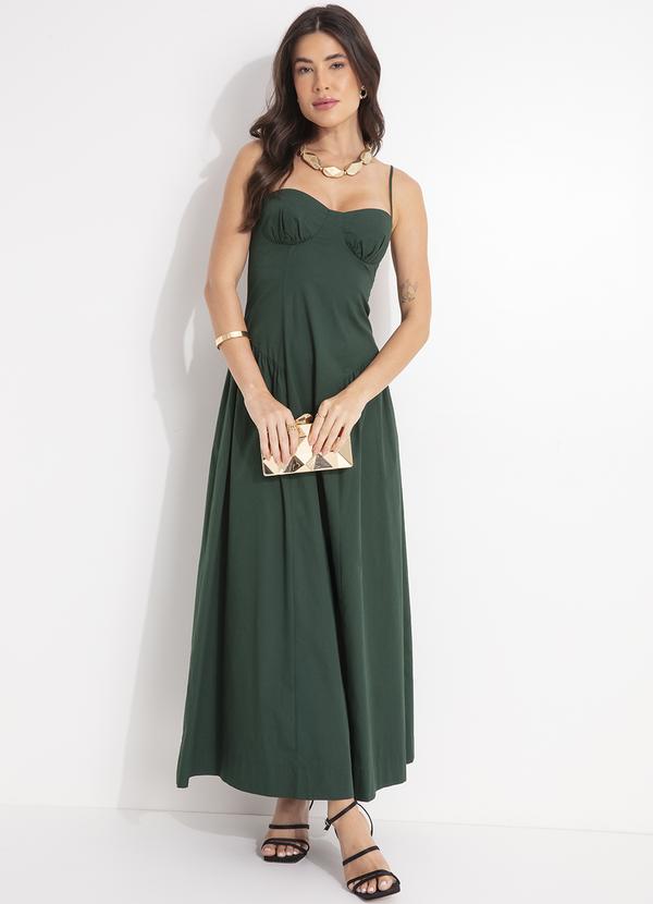 Farm - Vestido Corselet Alcinhas Verde 3