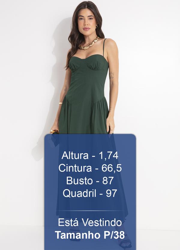 Farm - Vestido Corselet Alcinhas Verde 5