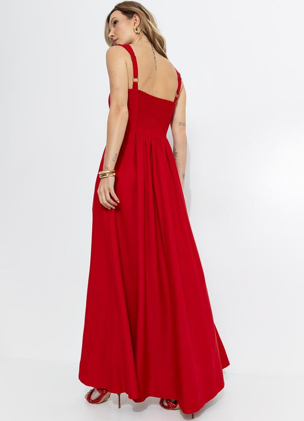 Farm - Vestido Corselet Cropped Vermelho 2