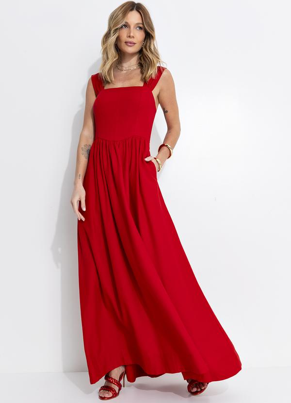 Farm - Vestido Corselet Cropped Vermelho 3