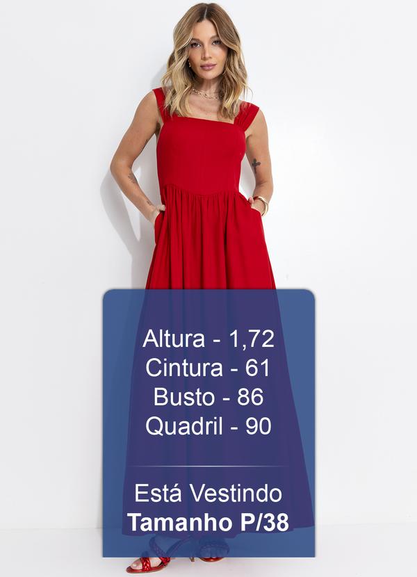Farm - Vestido Corselet Cropped Vermelho 6