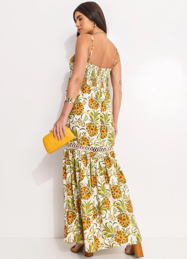 Farm - Vestido Cropped Abacaflor Off White 2