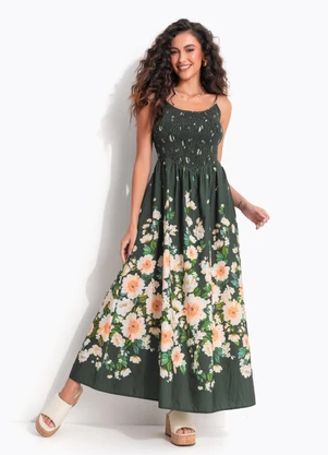 Farm - Vestido Cropped Alcinha Diana Verde - FARM