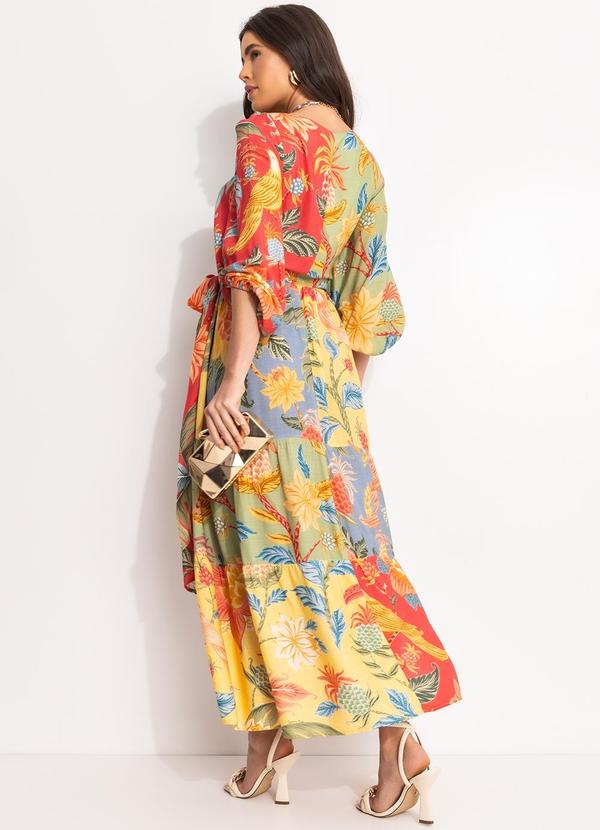 Farm - Vestido Cropped Amalfi Mix Limonada 2