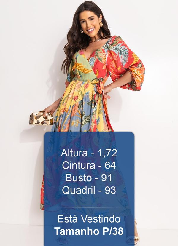 Farm - Vestido Cropped Amalfi Mix Limonada 6