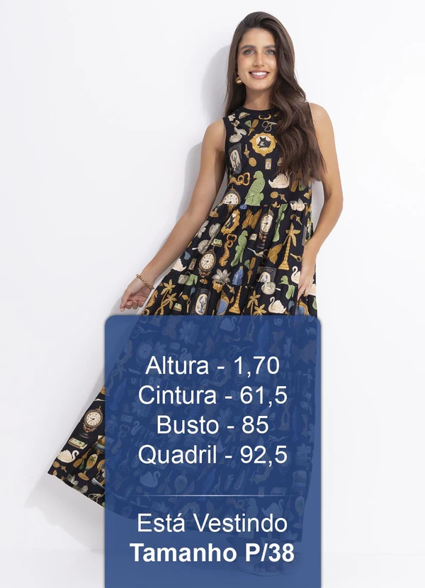 Farm - Vestido Cropped Bibelo Preto 6