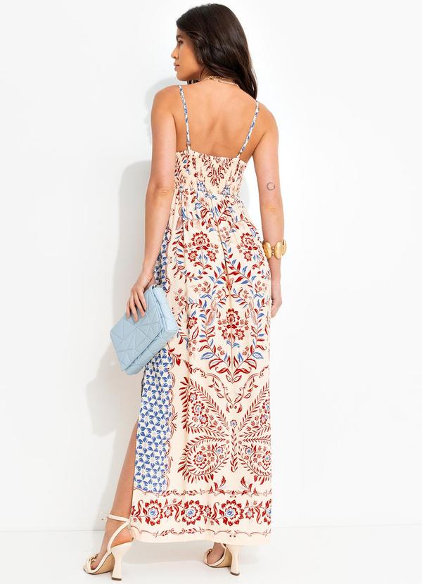 Farm - Vestido Cropped Borbolina Bege 2