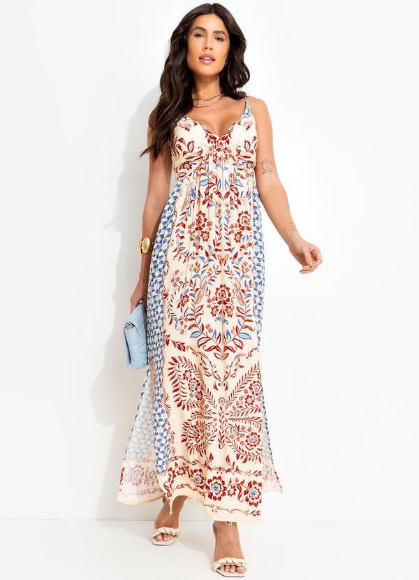 Farm - Vestido Cropped Borbolina Bege 3