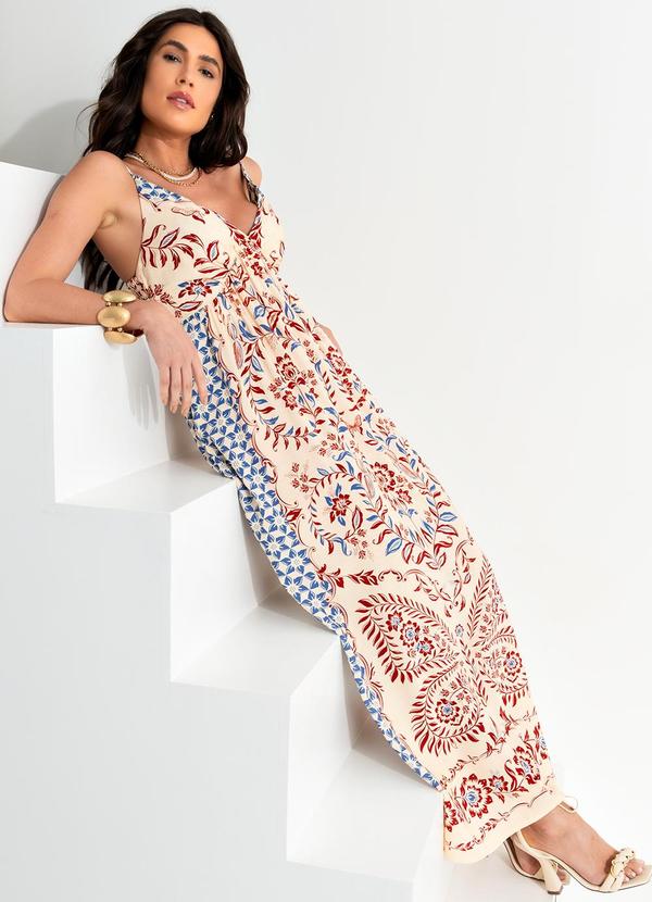 Farm - Vestido Cropped Borbolina Bege 4