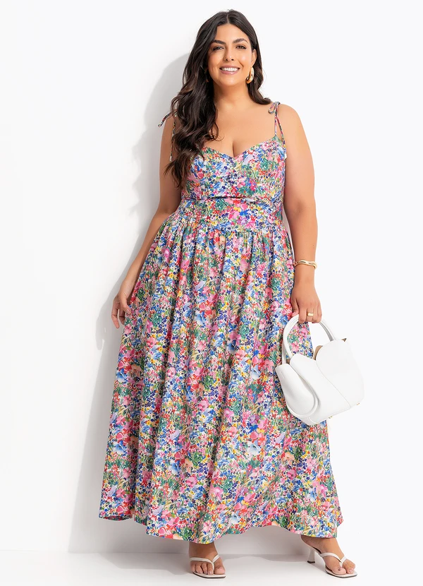 Farm - Vestido Cropped Camponesa Rosa 10