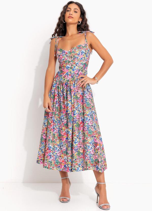 Farm - Vestido Cropped Camponesa Rosa 3