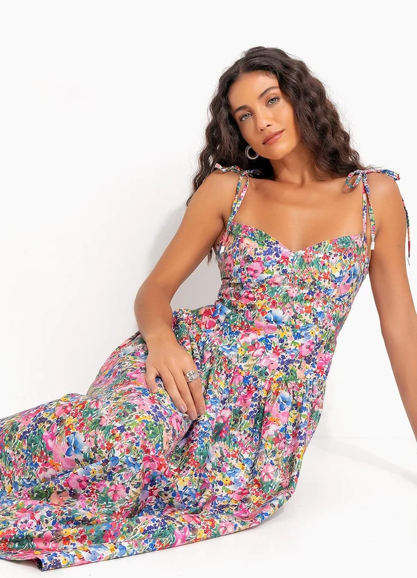 Farm - Vestido Cropped Camponesa Rosa 4