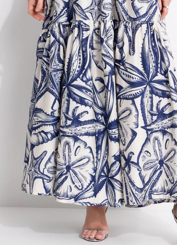 Farm - Vestido Cropped Desejo de Mar Bege 8