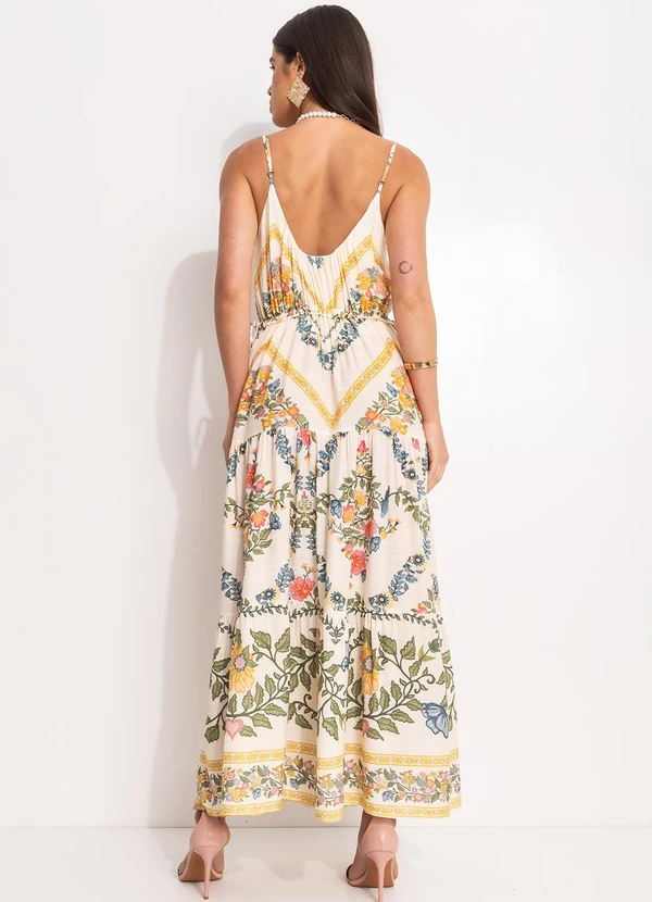 Farm - Vestido Cropped Elisa Bege 8