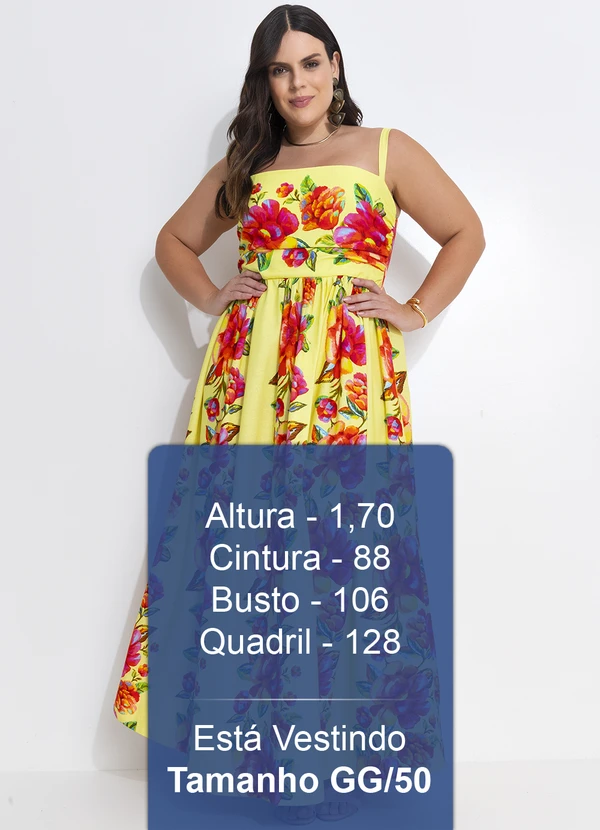 Farm - Vestido Cropped em Viscolinho Amarelo 10