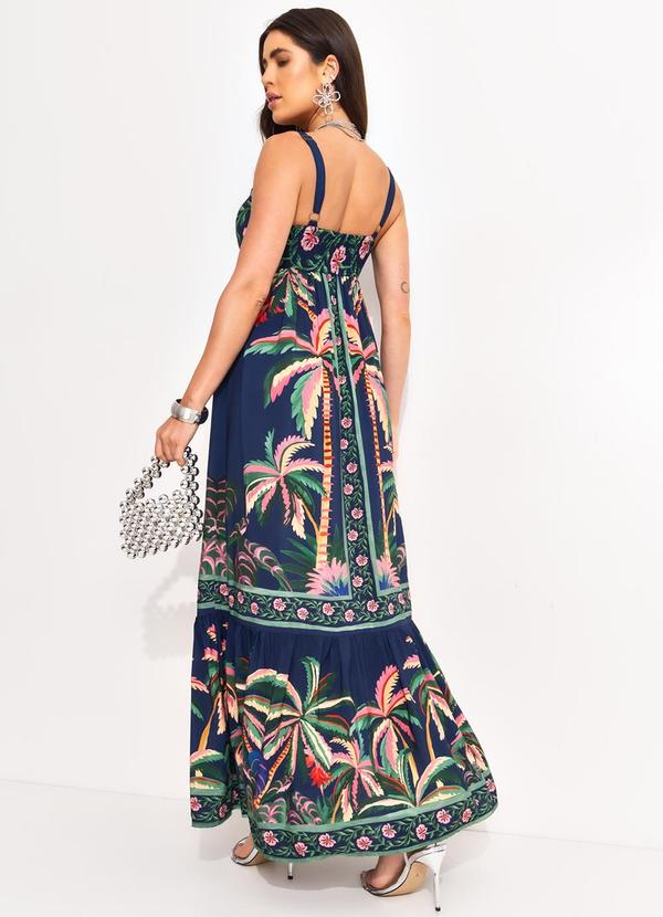 Farm - Vestido Cropped Encanto da Natureza Azul 2