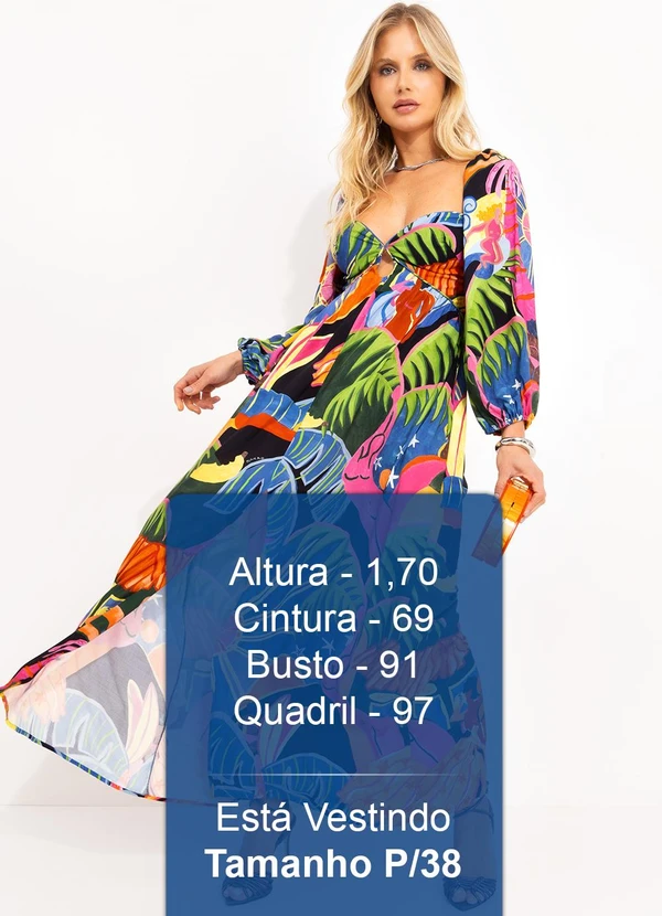 Farm - Vestido Cropped Fantasia Preto 5