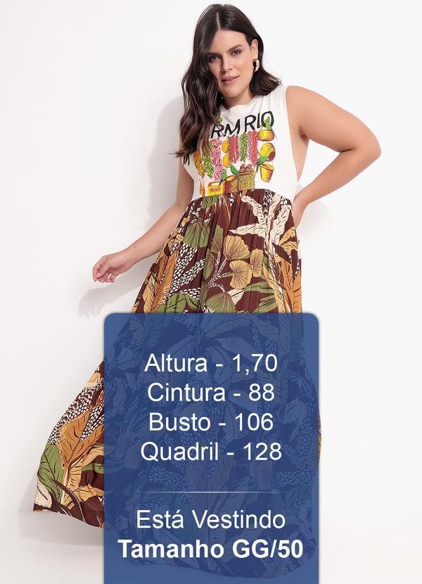 Farm - Vestido Cropped Farm Rio Feira Marrom 11