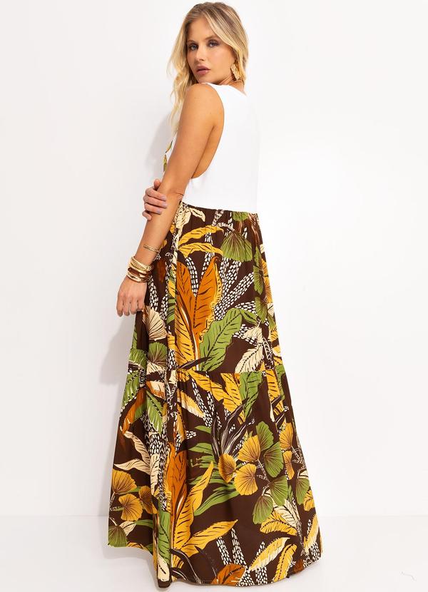 Farm - Vestido Cropped Farm Rio Feira Marrom 2