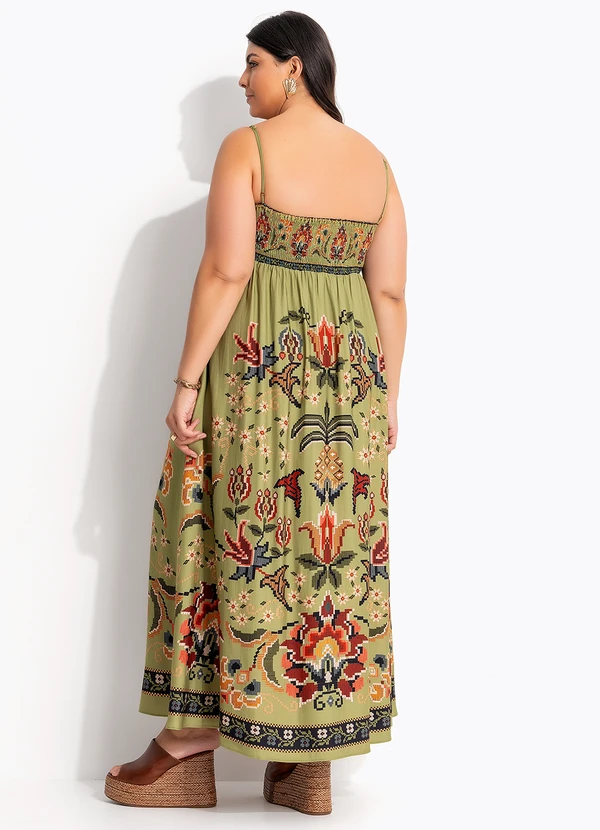 Farm - Vestido Cropped Flor de Jardim Verde 8