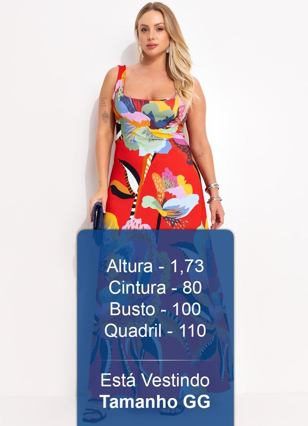 Farm - Vestido Cropped Floral Lucia Vermelho 12