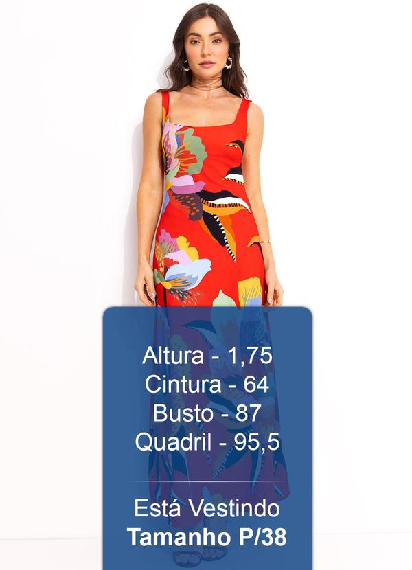 Farm - Vestido Cropped Floral Lucia Vermelho 6