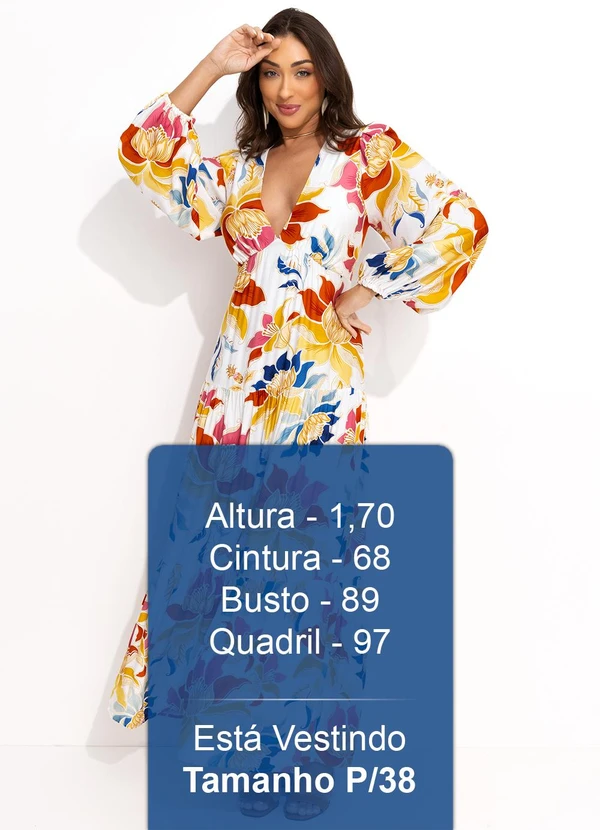 Farm - Vestido Cropped Floral Majestoso Off White 5