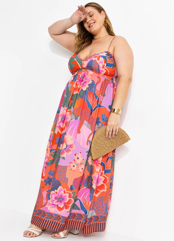 Farm - Vestido Cropped Floresta Florida Rosa 11