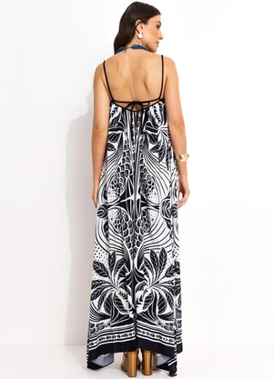 Farm - Vestido Cropped Foz Preto - FARM