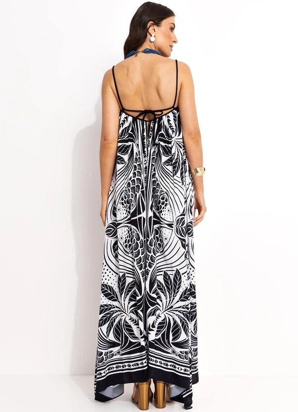 Farm - Vestido Cropped Foz Preto 2