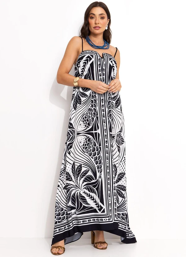 Farm - Vestido Cropped Foz Preto 4