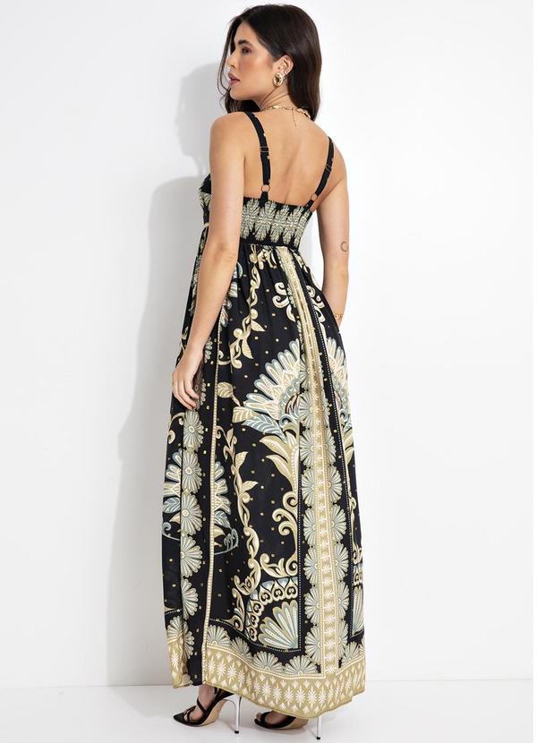 Farm - Vestido Cropped Georgia Preto 2