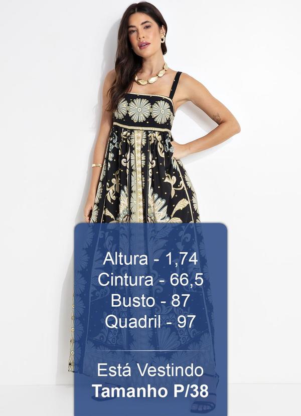 Farm - Vestido Cropped Georgia Preto 5