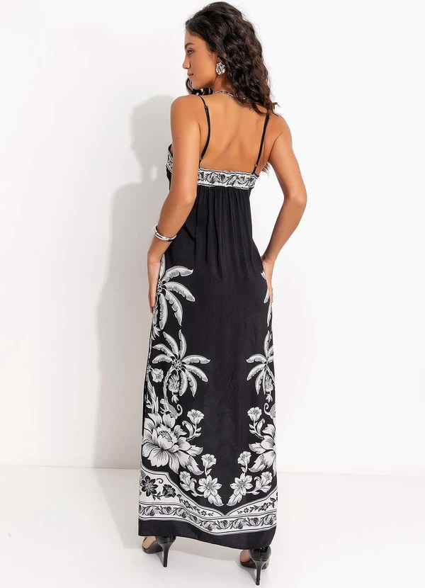 Farm - Vestido Cropped Guanacaste Preto 2